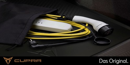 Original SEAT CUPRA Mode 2-Ladekabelsatz 230 V 1 AC, max. 2,3 kW, EU 000054412AQ