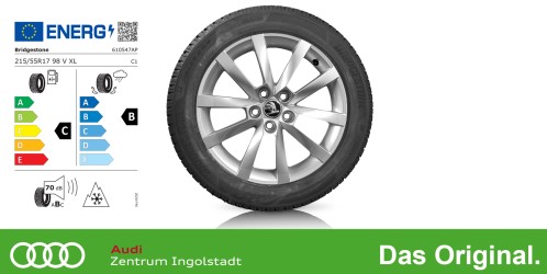 Original SKODA Karoq 17 Zoll Winterkomplettradsatz Triton Silber / 216557VL6BRTN1 Bridgestone BLIZZAK 6 215/55 R17 98 V/XL 7,0x17 ET43 Original SKODA Karoq 17 Zoll Winterkomplettradsatz Triton Silber / 216557VL6BRTN1 Bridgestone BLIZZAK 6 215/55 R17 98 V/XL 7,0x17 ET43