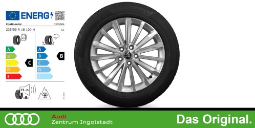 Original SKODA Kodiaq 18 Zoll Winterkomplettradsatz Trinity silber DOT 2021 CONTINENTAL WinterContact TS 870P 235/55 R18 100H 7,0x18 ET43 Original SKODA Kodiaq 18 Zoll Winterkomplettradsatz Trinity silber DOT 2021 CONTINENTAL WinterContact TS 870P 235/55 R18 100H 7,0x18 ET43