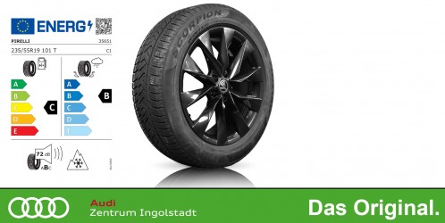 Original SKODA ENYAQ iV 19 Zoll Winterkomplettradsatz Crystal schwarz  BRIDGESTONE BLIZZAK LM005 235/55 19 101T 8,0x19 ET45