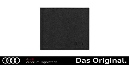 Original Audi Geldbörse Leder, Herren, schwarz 3152100900 Original Audi Geldbörse Leder, Herren, schwarz 3152100900