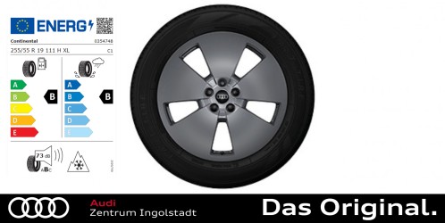 Original Audi Q8 e-tron / e-tron 19 Zoll Winterkomplettradsatz 5-Arm-Aero Continental ContiWinterContact TS850P AO 255/55 R19 111H XL 8,0Jx19 ET 34 Original Audi Q8 e-tron / e-tron 19 Zoll Winterkomplettradsatz 5-Arm-Aero Continental ContiWinterContact TS850P AO 255/55 R19 111H XL 8,0Jx19 ET 34