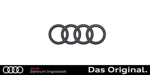 Original Audi Ringe A3 Sportback (8Y) A6 (C9) in Anthrazit für das Heck 4P5071802 716 Original Audi Ringe A3 Sportback (8Y) A6 (C9) in Anthrazit für das Heck 4P5071802 716