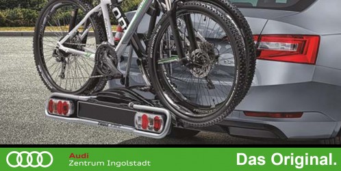 Original Skoda Fahrradträger / Fahrradheckträger für die Anhängerkupplung (Kugelkopf) (für 2 Fahrräder) auch für Audi, VW und SEAT geeignet 000071105F Original Skoda Fahrradträger / Fahrradheckträger für die Anhängerkupplung (Kugelkopf) (für 2 Fahrräder) auch für Audi, VW und SEAT geeignet 000071105F