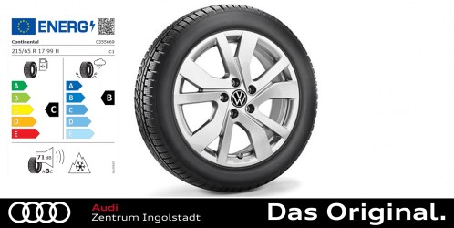 Original VW Tayron/Tiguan Winterkomplettradsatz "Rockingham"