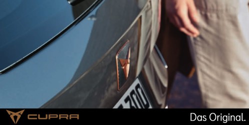 Original SEAT CUPRA Emblem (Ateca) für das Heck, kupfer 575853630E RZH Original SEAT CUPRA Emblem (Ateca) für das Heck, kupfer 575853630E RZH