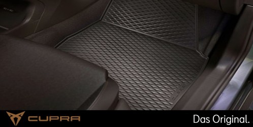 Original SEAT CUPRA RAVAL Fußmatten Satz Vorne + Hinten 6FA061500 041 Original SEAT CUPRA RAVAL Fußmatten Satz Vorne + Hinten 6FA061500 041