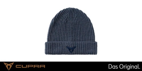 Original SEAT CUPRA BEANIE MOONSLATE-BLAU M-L 6H1084300E IBJ Original SEAT CUPRA BEANIE MOONSLATE-BLAU M-L 6H1084300E IBJ