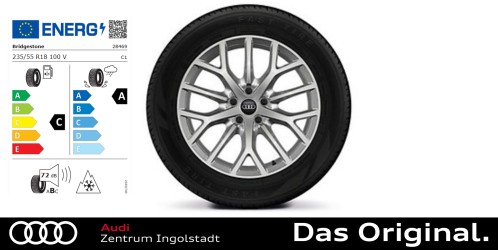 Original Audi Q3 (FJ) 18 Zoll Winterkomplettradsatz Vielspeichen-Design Bridgestone BLIZZAK LM005 235/55 R18 100V 8,0Jx18 Original Audi Q3 (FJ) 18 Zoll Winterkomplettradsatz Vielspeichen-Design Bridgestone BLIZZAK LM005 235/55 R18 100V 8,0Jx18