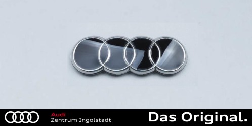 Original Audi Ringe Q4 für die Front Chrome 89A853605 2ZZ Original Audi Ringe Q4 für die Front Chrome 89A853605 2ZZ