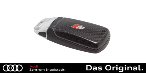 Original Audi Schlüsselblende Carbon mit S-Schriftzug 8W6071208B 3Q0 Original Audi Schlüsselblende Carbon mit S-Schriftzug 8W6071208B 3Q0