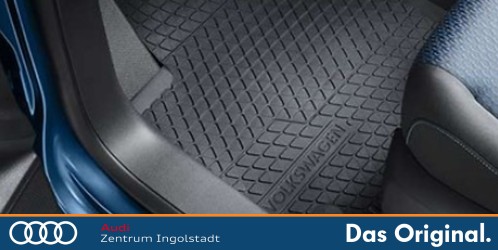 Original VW Caddy (2K) Gummifußmatten Satz Vorne + Hinten 2K1061500B 82V Original VW Caddy (2K) Gummifußmatten Satz Vorne + Hinten 2K1061500B 82V